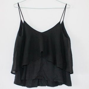 Flowy black tank top